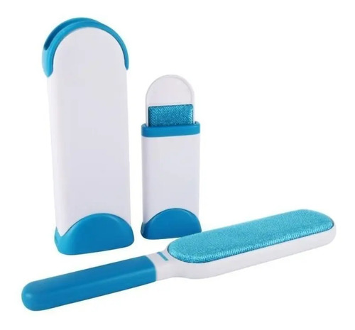 Cepillo Removedor Pelo Mascota Reutilizable Pet Clean Autolimpiante Blanco